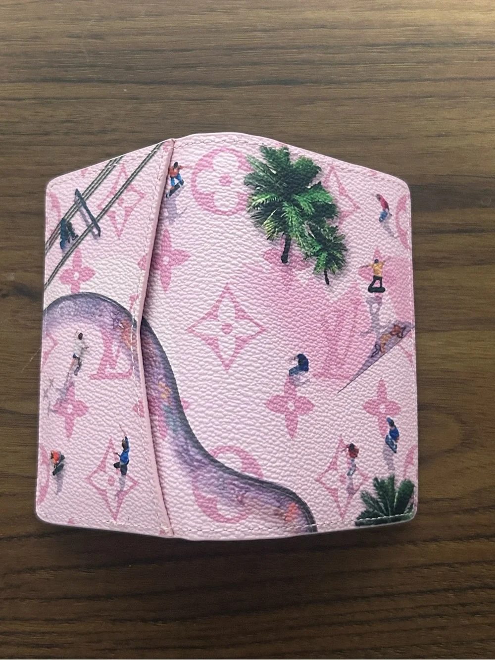 Louis Vuitton Skateboard Pink Pocket Organizer